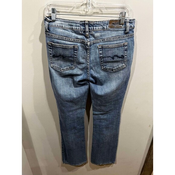 American Rag Jeans Women's 5 Blue Mid Rise Bootcut Denim Western Rodeo Cowgirl - Picture 2 of 8